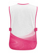 Custom Golf Caddie Bib | Wholesale Golf Tournament Caddie Vest | White Pink Hot Pink | Apparels Bridge