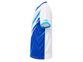 Custom White Blue Sublimated Tennis Shirt – Team Jersey for Clubs
