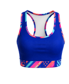 Custom Training and Lifestyle Sports Bra | Wholesale Gym Activewear Sports Bra | Royal Blue Pink Multi-Color | Apparels Bridge