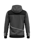 Custom Combat Sports Hoodie – Dark Grey White Fight Team Hoodie for Wholesale Buyers