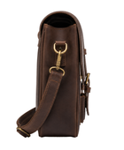 Double-Buckle Hunting Cartridge Leather Bag – Dark Brown | B2B Low MOQ