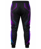 Custom Esports Jogger Pants | Wholesale Gaming Team Joggers | Black Purple Blue | Apparels Bridge