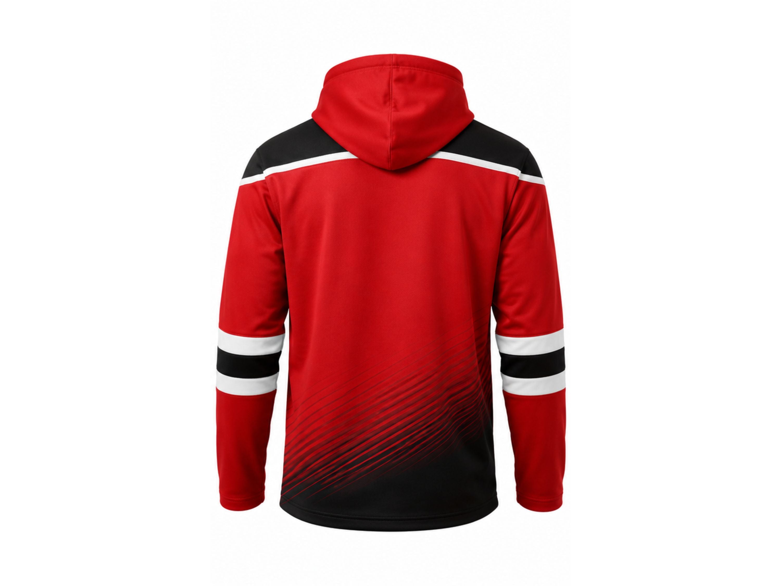 Custom Red Black Hockey Hoodie – Wholesale Team Warm Up Hoodie for Clubs