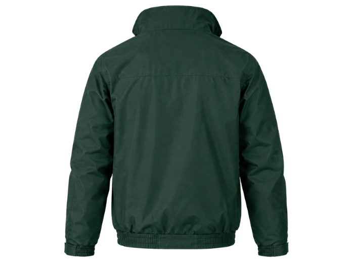 Security Workwear Jacket – Low MOQ B2B Waterproof Outerwear in Green