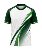 Custom Green & White Dart Jersey – Team Uniform Bulk, Low MOQ, Personalized Name & Number