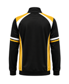 Custom Bowling Warm-Up Jacket – Black Yellow White Sublimated Team Outerwear