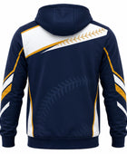 Custom Navy Softball Hoodie – Wholesale Team Pullover Hoodie for Clubs