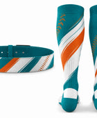 Custom Teal Softball Belt and Socks Set – Wholesale Team Uniform Accessories