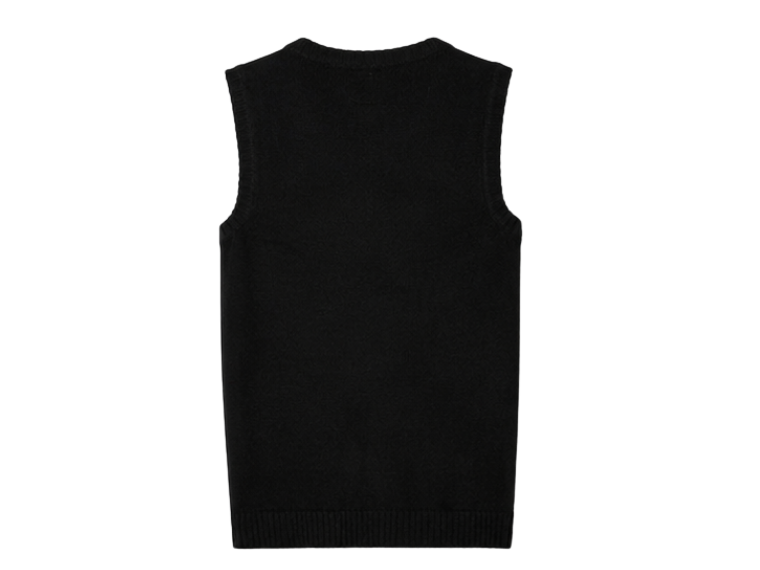 School V-Neck Sweater Vest Black | B2B Low MOQ Wholesale Manufacturer