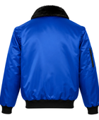 Custom Blue Pilot Jacket Wholesale Workwear Jacket Supplier for B2B Buyers