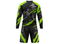 Custom MTB Jersey and Shorts Set | Wholesale Mountain Bike Team Kit | Black Lime Green Grey | Apparels Bridge