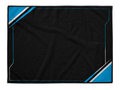 Custom Bowling Towel – Black Blue Sublimated Bowling Accessory | Wholesale