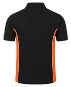 B2B Electrician Polo Shirt Black/Orange Workwear Low MOQ
