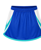 Custom Royal Blue Teal Women’s Lacrosse Kilt – Wholesale Team Skirt