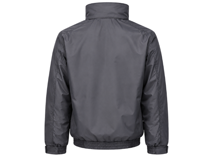 Insulated Workwear Jacket – Low MOQ B2B Waterproof Outerwear in Grey