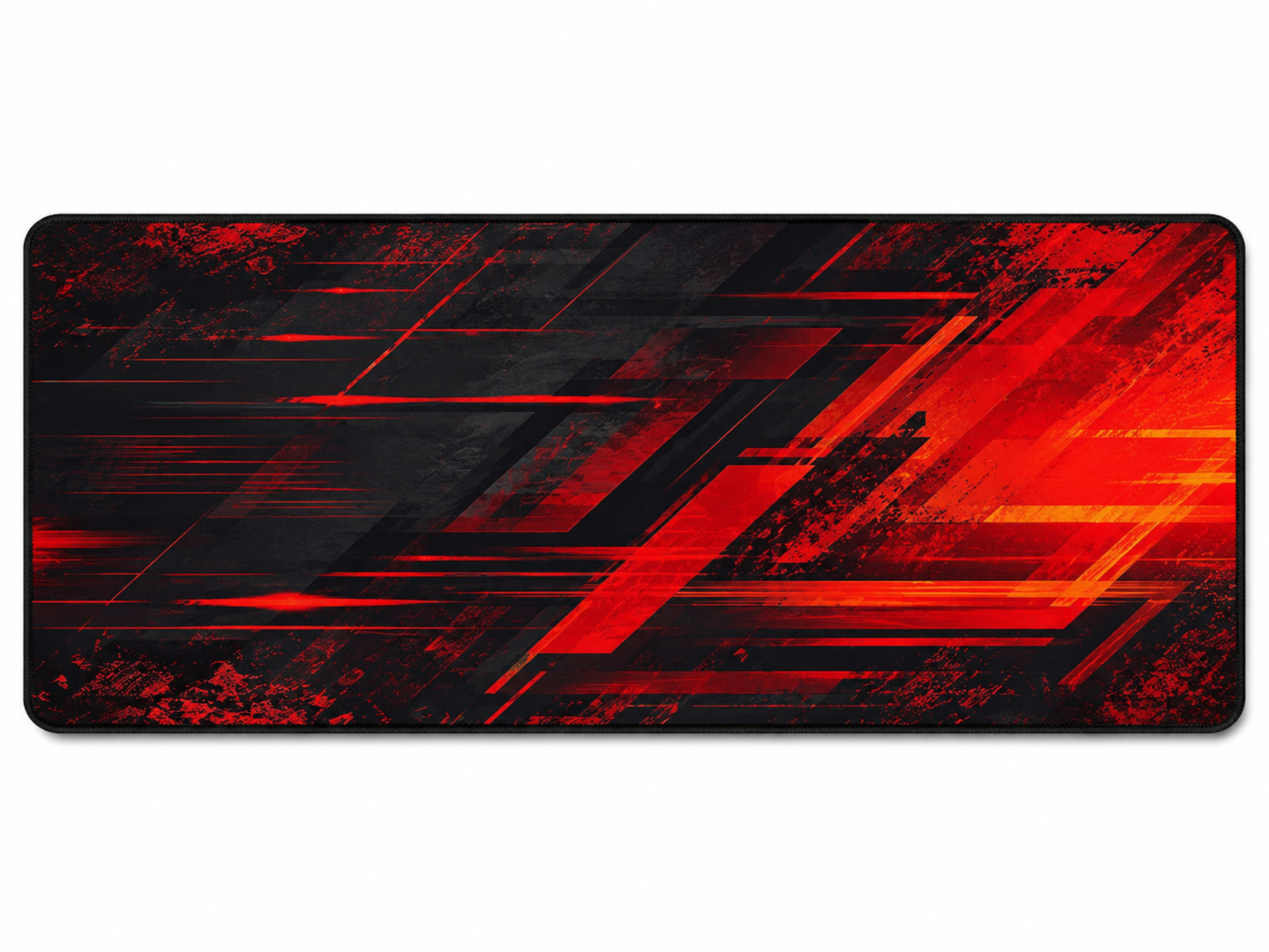Custom Esports Mouse Pad | Wholesale Gaming Desk Mat | Black Red | Apparels Bridge