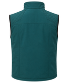 Custom Softshell Sleeveless Teal Green Hunting Jacket B2B