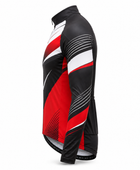 Custom Cycling Jacket | Wholesale Cycling Team Jacket | Black Red White | Apparels Bridge