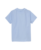 School Short Sleeve Peter Pan Collar Blouse Light Blue | B2B Low MOQ Wholesale