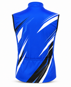 Custom Cycling Gilet Vest | Wholesale Cycling Team Vest | Blue Black White | Apparels Bridge