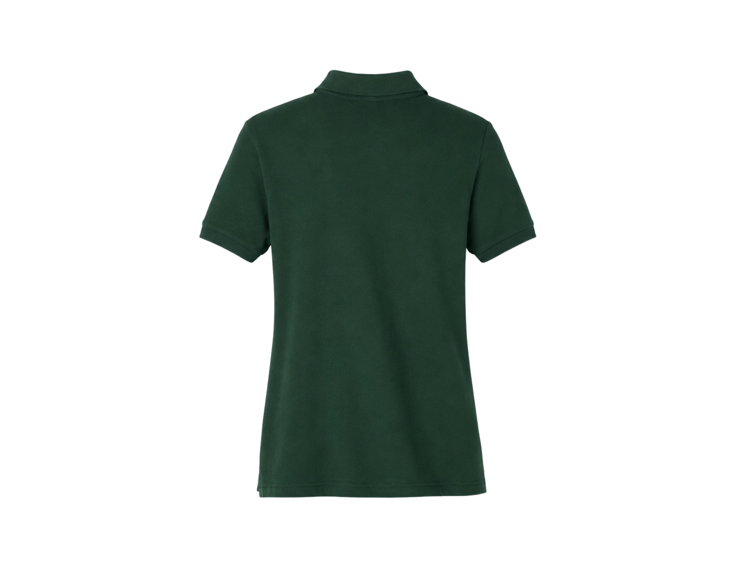 School Short Sleeve Fitted Stretch Piqué Polo Forest Green | B2B Low MOQ Wholesale