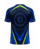 Blue & Lime Axe Throwing Jersey – Bulk Team Jersey, Low MOQ, Wholesale Performance Sportswear