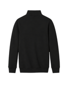 School Quarter Zip Fleece Sweatshirt Black | B2B Low MOQ Wholesale