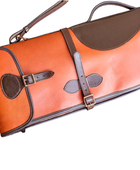 B2B Leather Gun Cover Low MOQ Hunting Gear Orange/Brown