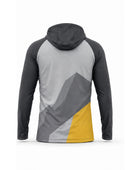 Custom Grey Yellow Climbing Gym Pullover Hoodie – Wholesale Teamwear