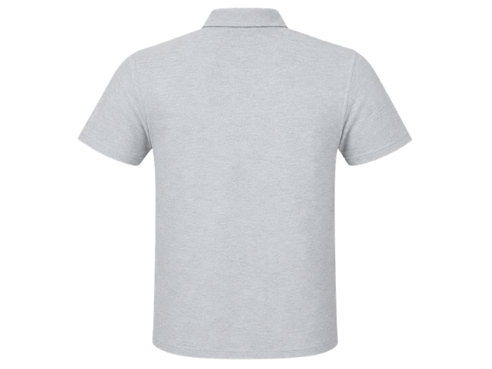 Light Grey Custom Mechanic Polo Shirt – Low MOQ B2B Workwear Uniform Top