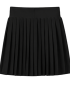 School Pleated Pull-On Skort Black | B2B Low MOQ Wholesale