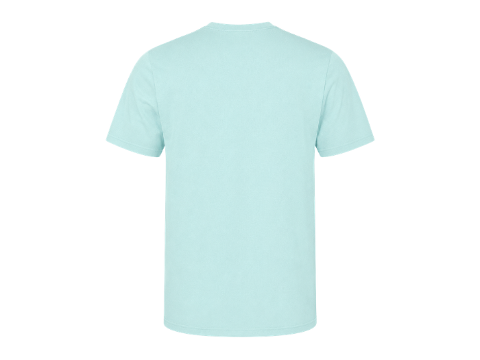Custom Workwear T-Shirt – Low MOQ B2B Relaxed-Fit Uniform Tee in Light Blue