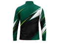 Custom Handball Quarter Zip Top – Green Black Warmup Teamwear for Wholesale Buyers