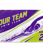 Custom Swim Team Towel – Purple Lime Wholesale Team Towel