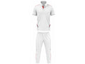 Custom Cricket White Uniform Set – Sublimated Shirt & Trouser with Red Accents