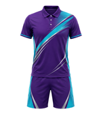 Wholesale Men’s & Youth Athletic Uniform Set – Short-Sleeve Polo & Matching Shorts, Lightweight Team Gear