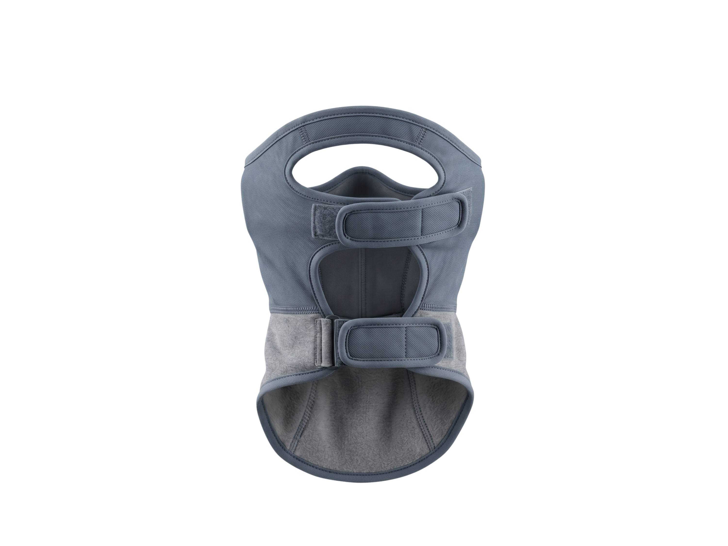 Custom Face Mask Grey Fleece-Lined Adjustable Ski B2B Facewear Manufacturer