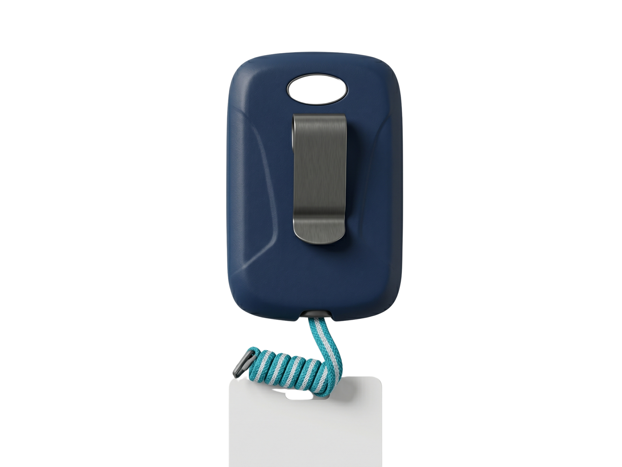 Ski Pass Holder with Coiled Cord and Metal Clip B2B Low MOQ Ski Accessories Manufacturer