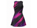 Custom Women’s Padel Dress Black Magenta Teamwear Wholesale
