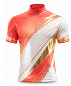 Orange & Gold Dance Team Jersey – Wholesale Bulk Team Top, Low MOQ, B2B Performance Apparel