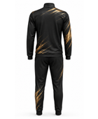 Padel Warm-Up Set Custom Black Gold Team Tracksuit Wholesale