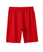 Custom School Uniform Mesh Shorts Red Low MOQ School Uniform Manufacturer