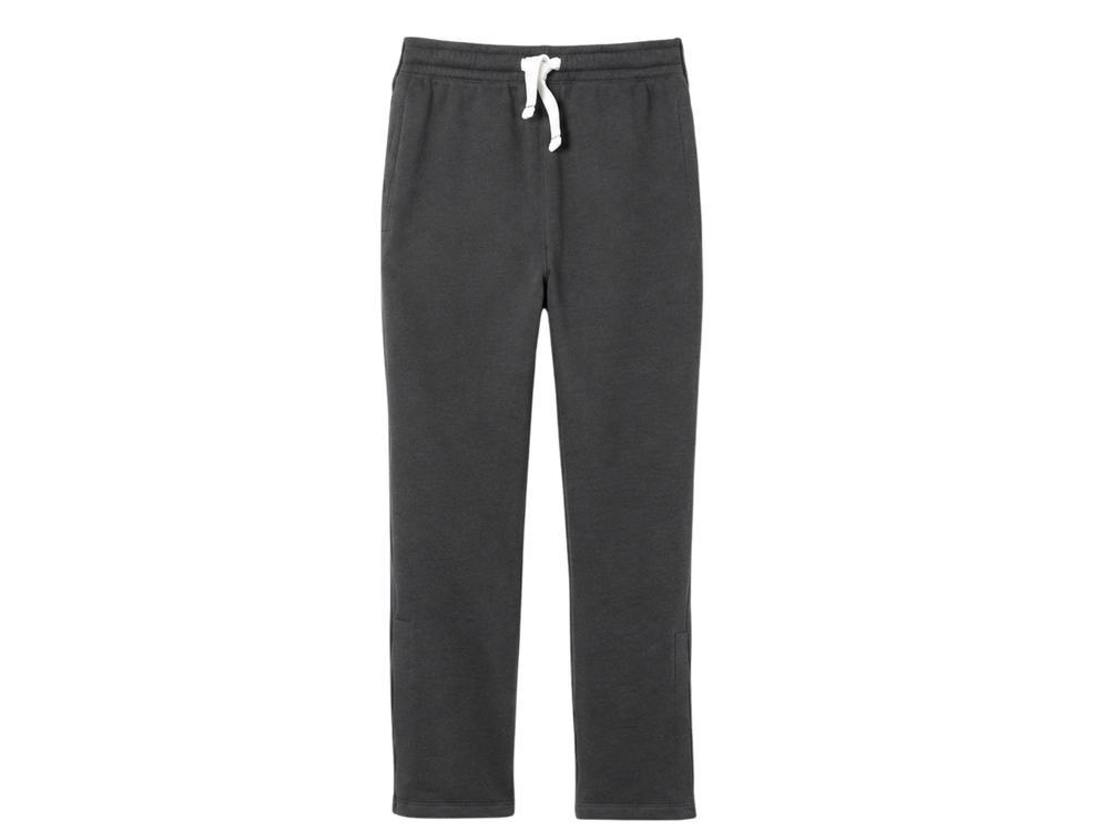 School Adaptive Fleece Sweatpant Charcoal Grey | B2B Low MOQ Wholesale front design preview
