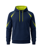Custom Navy Lime Disc Golf Hoodie – Wholesale Team Apparel