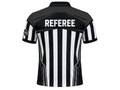 Custom Ping Pong Referee Polo – Black White Striped Tournament Shirt for Wholesale Buyers