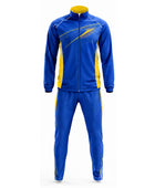 Custom Blue Cricket Tracksuit – Sublimated Jacket & Pant Set for Bulk Teamwear