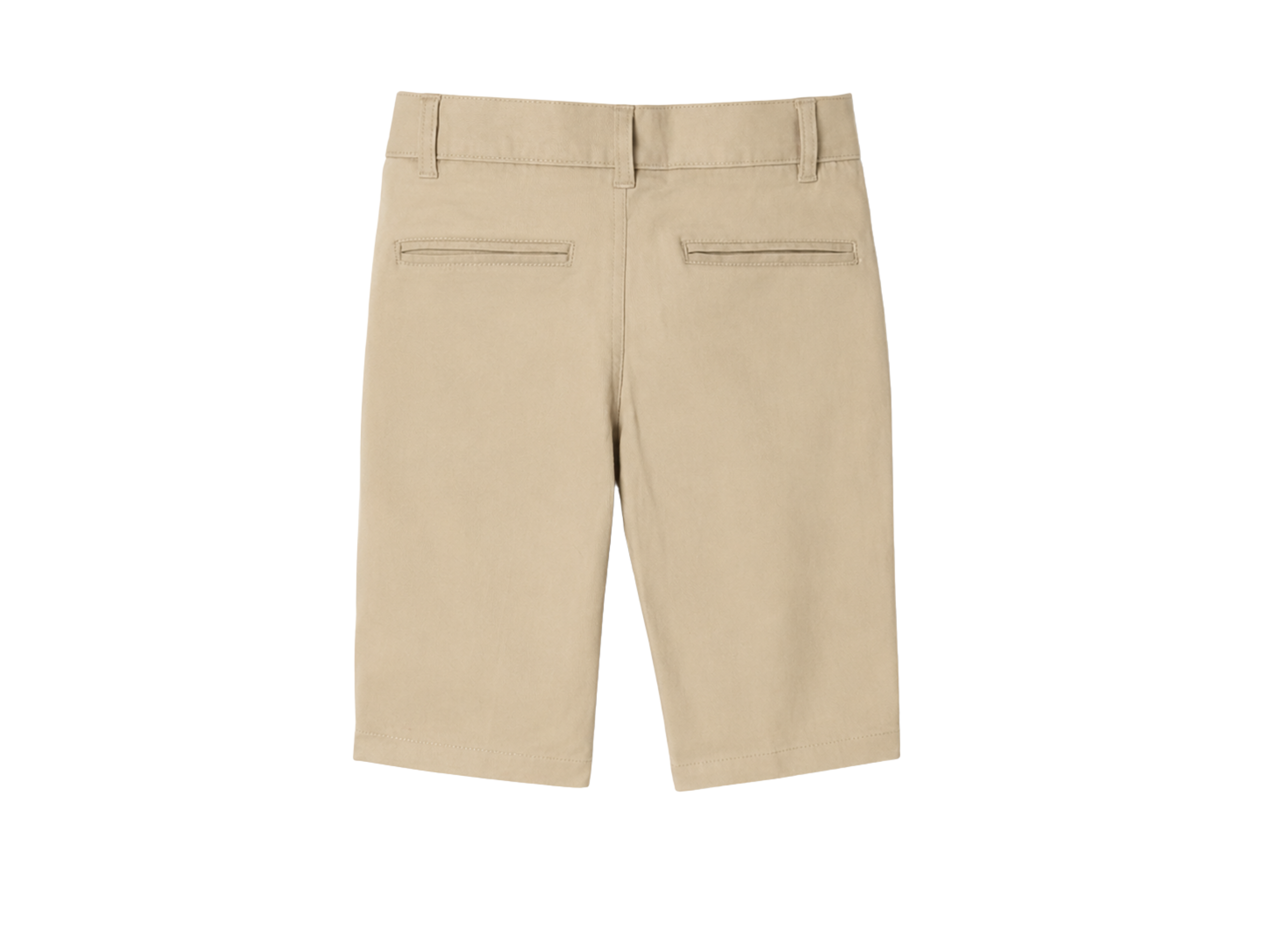 Custom Stretch School Uniform Shorts Girls Beige School Uniform Manufacturer B2B