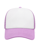 Custom Lilac White Disc Golf Trucker Cap – Wholesale Team Headwear