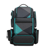 Custom Charcoal Teal Disc Golf Backpack – Wholesale Club Bag
