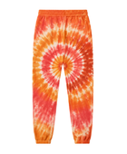 Tie Dye Trousers Orange Yellow and White Spiral Design | B2B Low MOQ